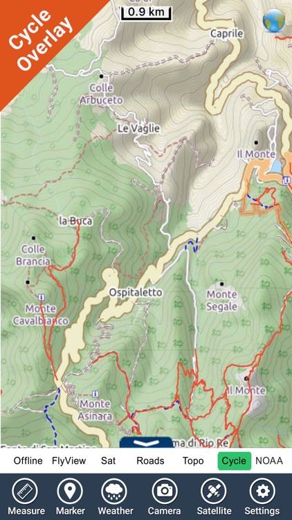 Appennino Tosco-Emiliano NP GPS Map Navigator screenshot-4