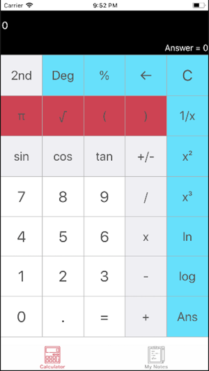 Scientific Calculator & Notes