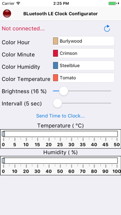 BLE Clock Configurator