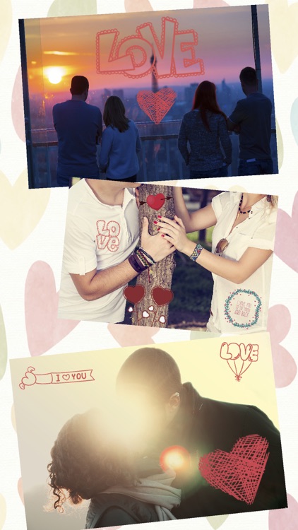 Sweet love stickers to photos screenshot-3