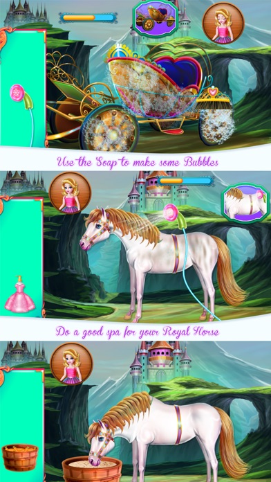 Princess Carriage Car Wash screenshot 2