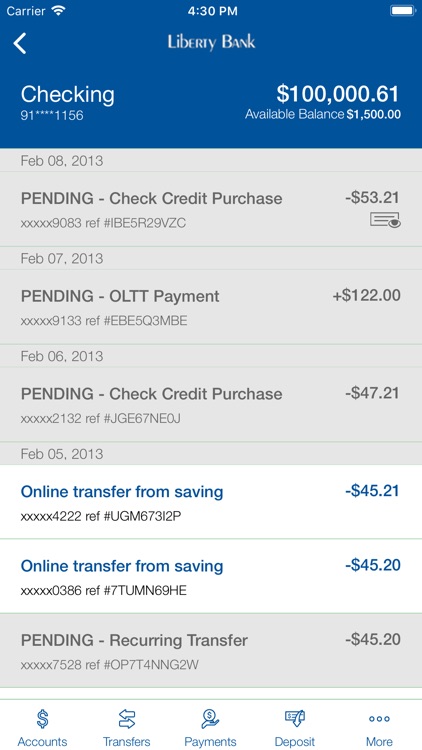 Liberty Bank Mobile Banking screenshot-3
