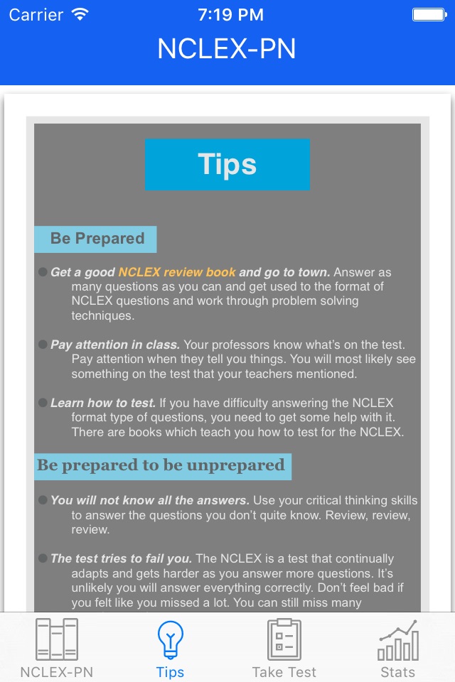 NCLEX-PN Tests screenshot 3