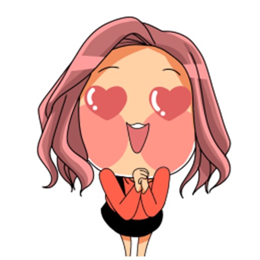 Cute Jane Animated Stickers icon