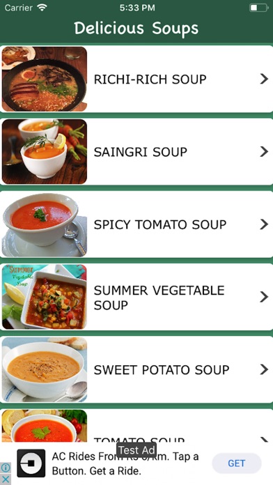 Healthy Delicious Soups Recipe screenshot 3