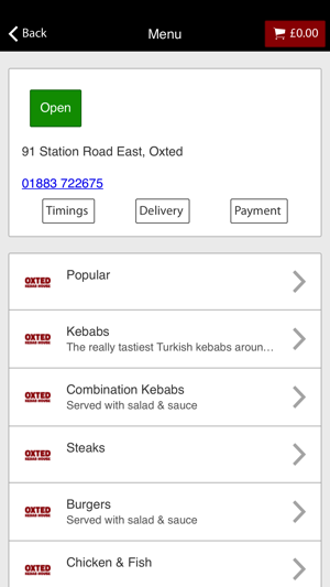 Oxted Kebab House(圖2)-速報App