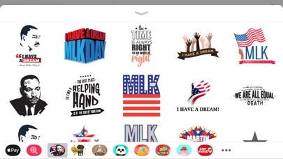 Martin Luther King Day Sticker screenshot 4