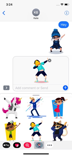 Popular Action Dab Stickers(圖2)-速報App