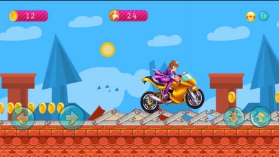 Princess Moto Race screenshot 2