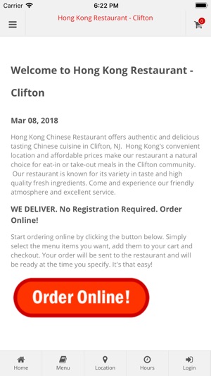 Hong Kong Restaurant Clifton(圖1)-速報App