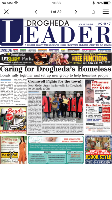 Drogheda Leader screenshot 2