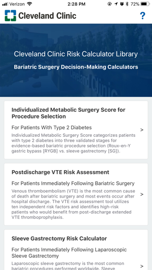 Bariatric Surgery Calculator