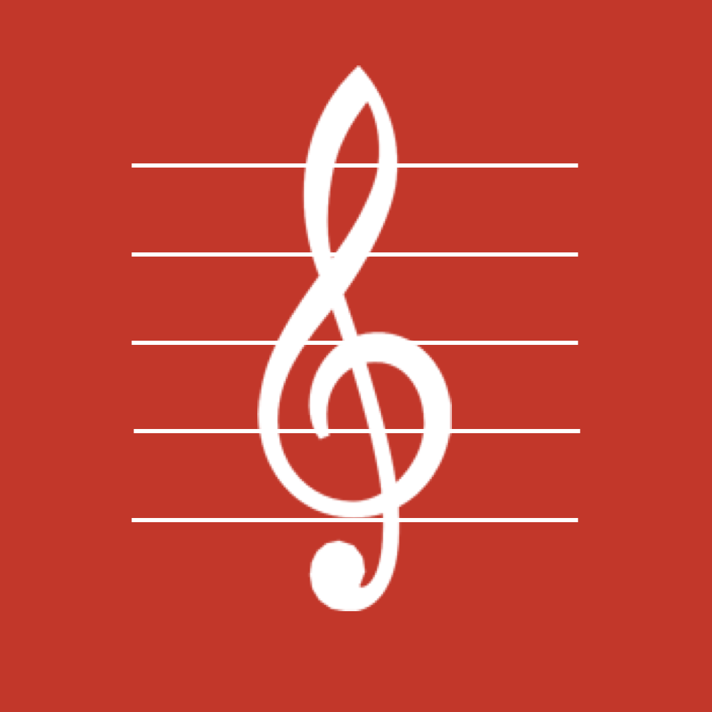 五线谱乐理-最简单的钢琴乐谱知识入门软件 App Icon