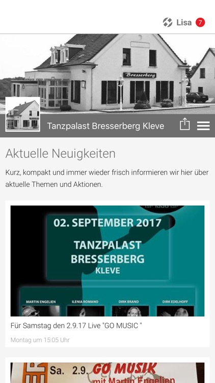 Tanzpalast Bresserberg Kleve