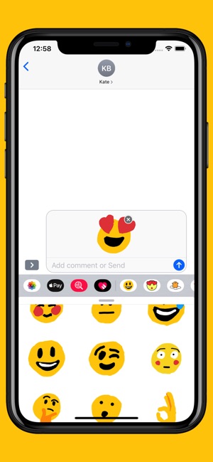 Hand drawn emoji - funny smile(圖4)-速報App