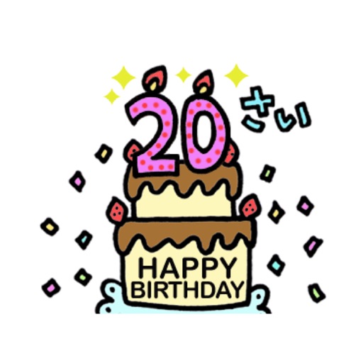 CakeBirthday Stickers Animated icon