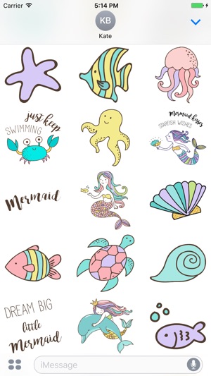 Little Mermaid - Sticker Pack(圖4)-速報App