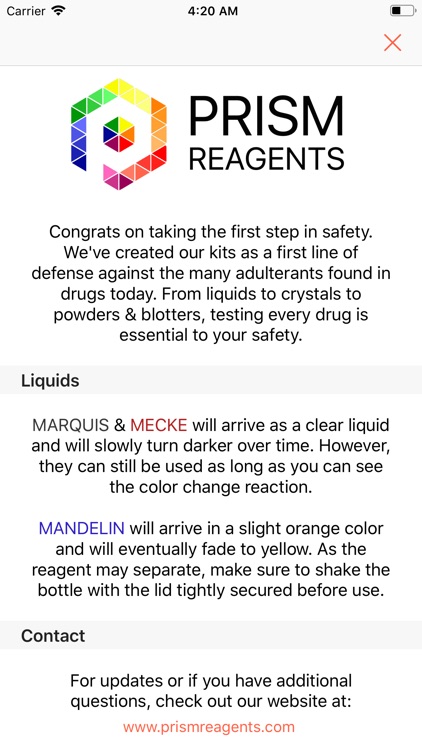 Prism Reagents