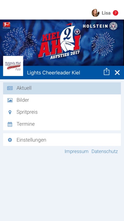 Lights Cheerleader Kiel