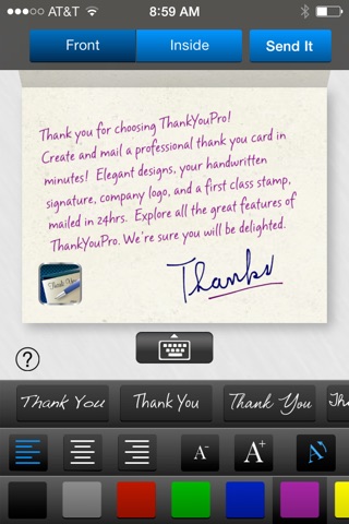 ThankYouPro - Greeting Cards screenshot 2