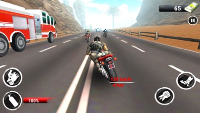 Bike Highway Fight Race Sports screenshot 3
