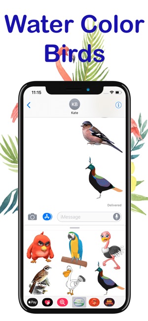 Watercolor Birds Stickers!(圖3)-速報App