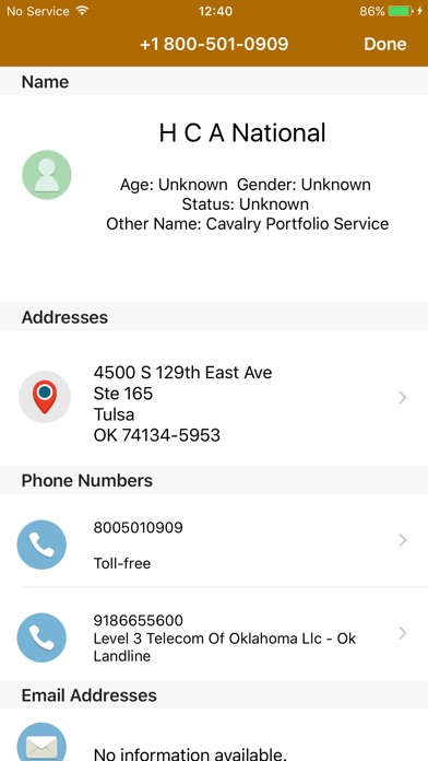 Caller ID-Reverse Phone Lookup screenshot 2