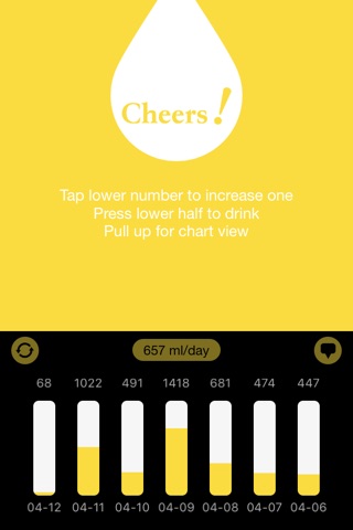 Cheers! -Water intake tracker screenshot 3