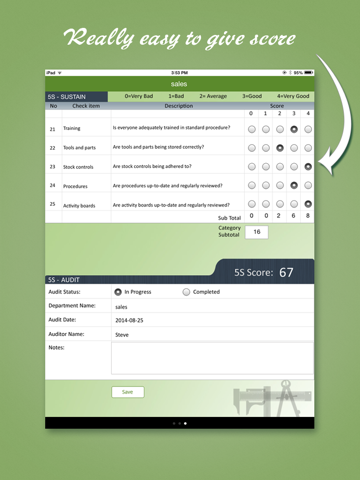 5s Audit – Lean tools, Kaizen screenshot 4