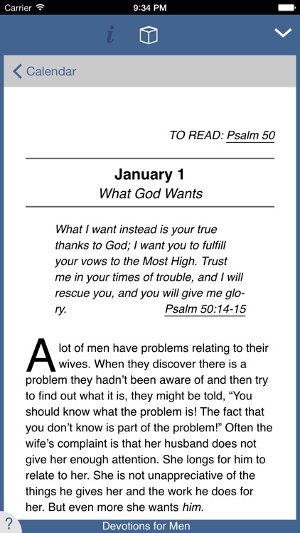 One Year® Men Devo