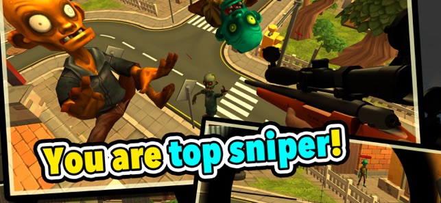 Zombie Town Sniper Shooting(圖1)-速報App