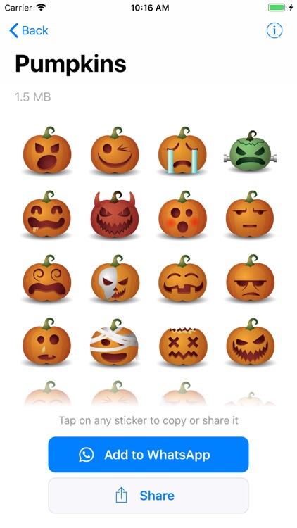 Halloween Sticker for WhatsApp screenshot-5