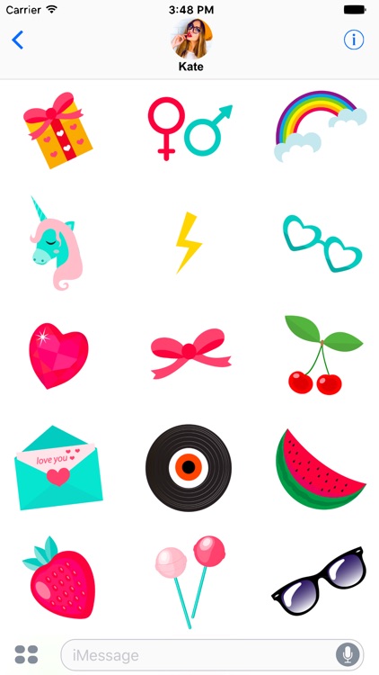 Retro Sticker Pack for message