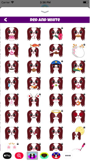 Japanese Chin Emoji Stickers(圖3)-速報App