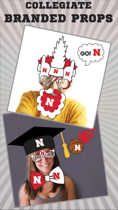 Nebraska Cornhuskers PLUS Selfie Stickers screenshot 2