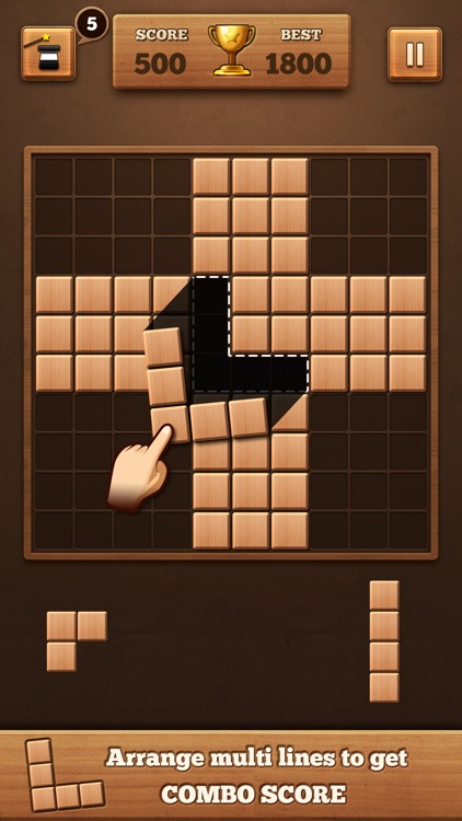 Fill Wooden Block: Wood Puzzle
