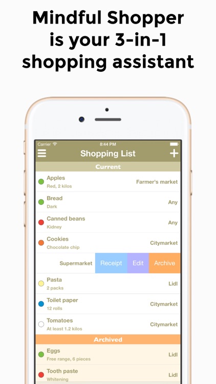 Mindful Shopper 3-in-1