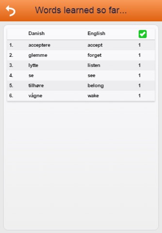 Learn Danish Words screenshot 4