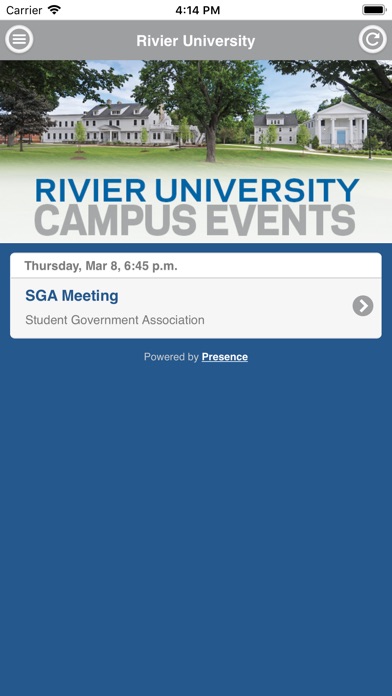Rivier University Events screenshot 2