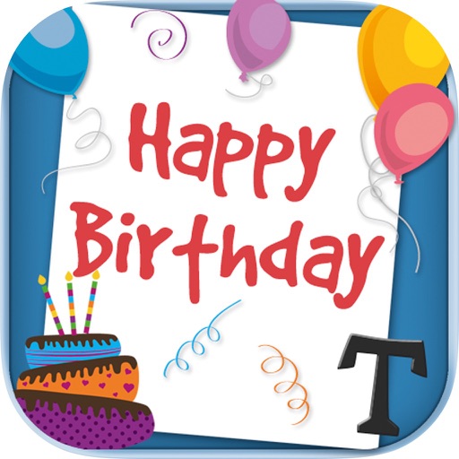 Create birthday greeting cards iOS App