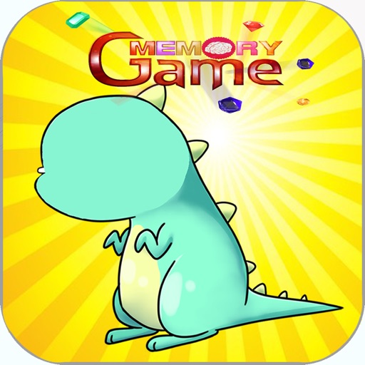 Baby Dino Game Brain Remember Icon