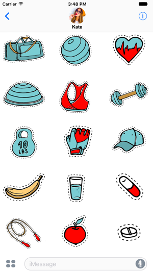 Fitness stickers for messages(圖3)-速報App