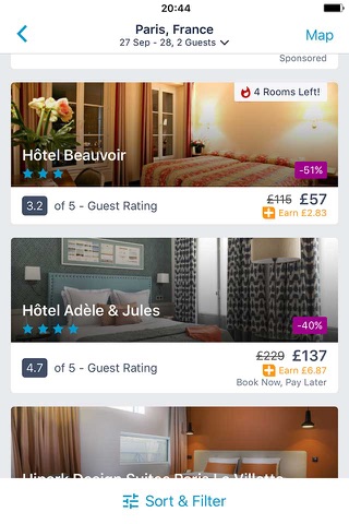 ebookers Hotels & Flights screenshot 2