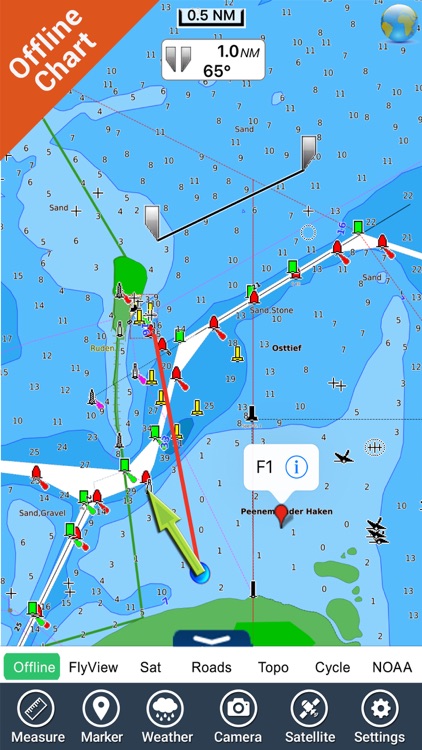 Germany HD GPS Nautical Chart screenshot-4