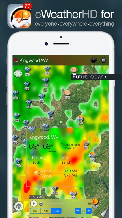 eWeather HD - Weather & Alerts screenshot-0