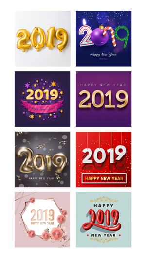 2019 New Year - Stickers(圖3)-速報App