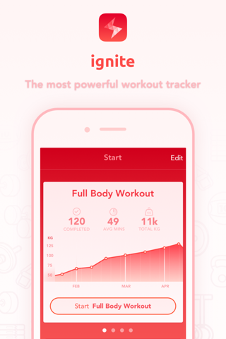 Ignite - Workout Tracker - náhled