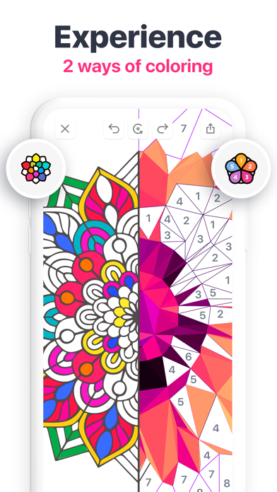 Tap & Color - Coloring book for adults & kids free Screenshot 2