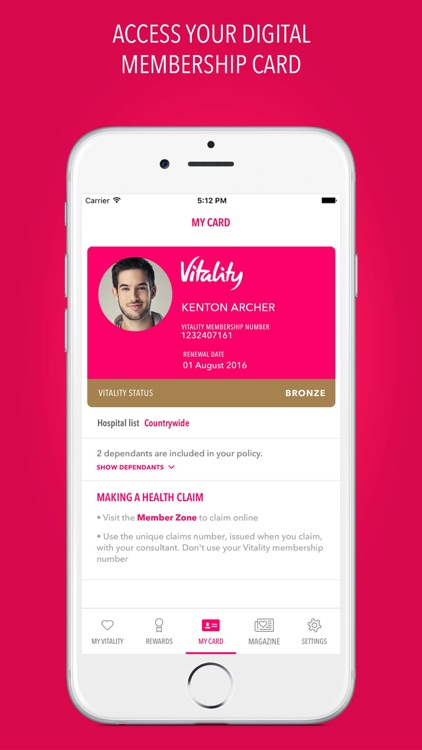 Vitality UK Member