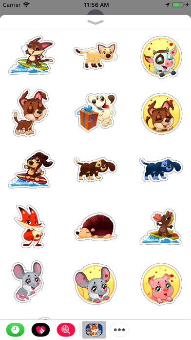 Lovely Pets Animated Stickers screenshot 2